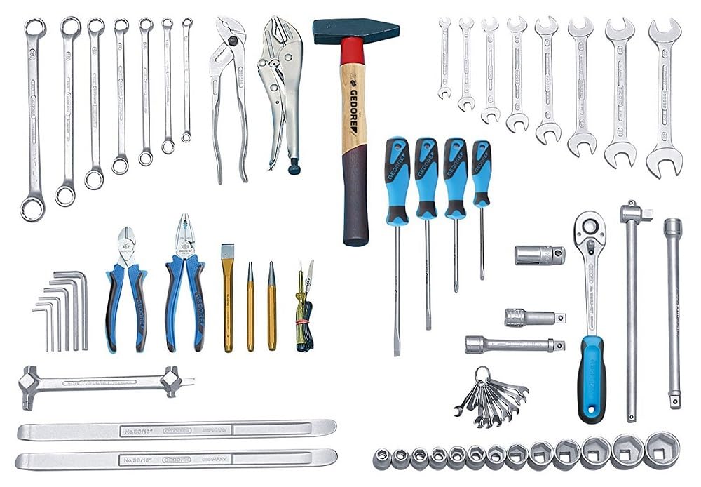 GEDORE S 1151 A Tool Assortment 69 Pieces Inch, 1 Piece