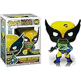 Funko Wolverine Zombie Glow in The Dark + Pop Protector: Pop! Marvel Vinyl Figure EE Set Bundled with ToyBop Brand Box Protector Collector Case