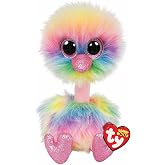 Ty Beanie Boos ASHA - Ostrich Rainbow med
