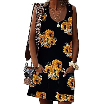 black and yellow sundress