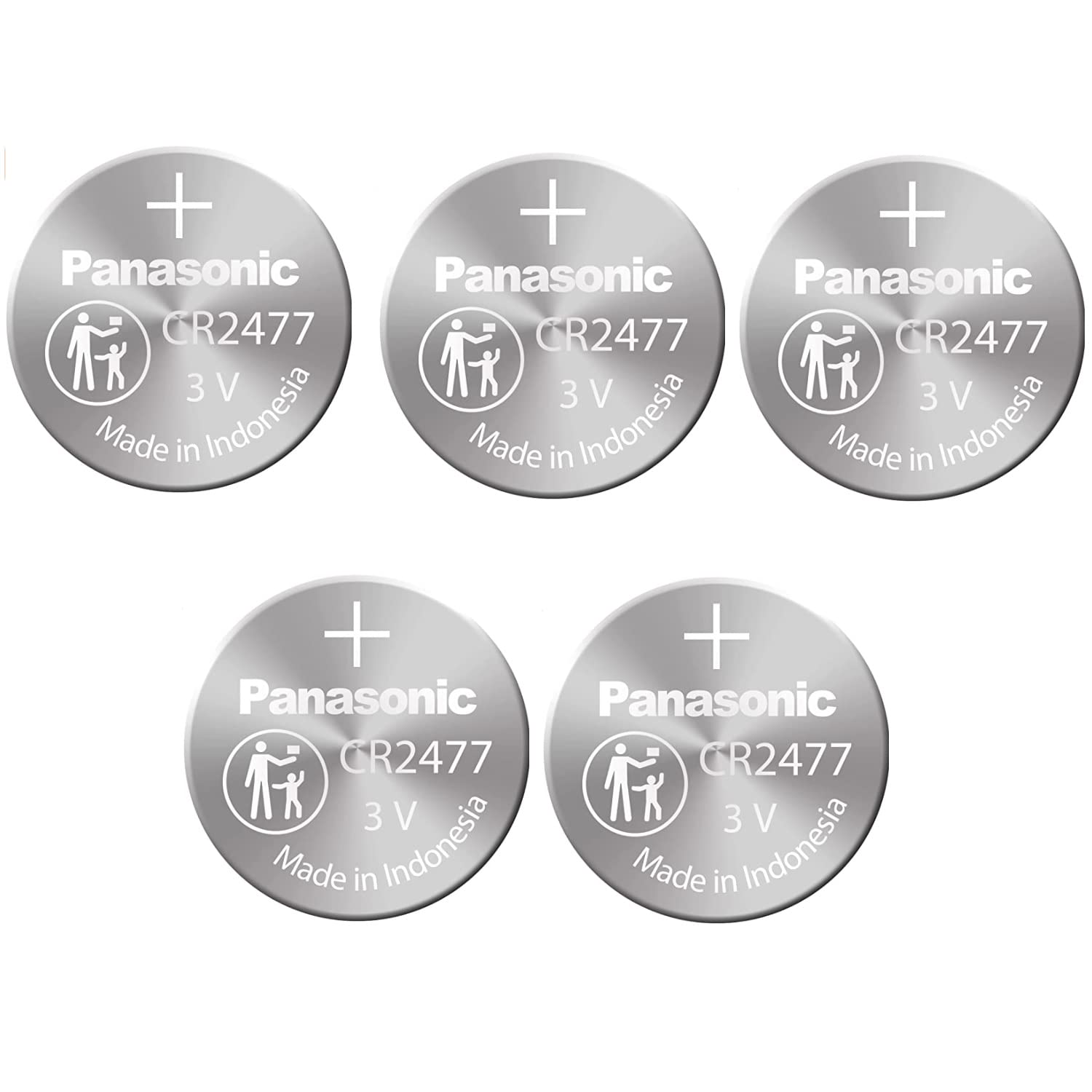 Panasonic CR2477 3V Lithium Cell Battery (5pcs per pack)