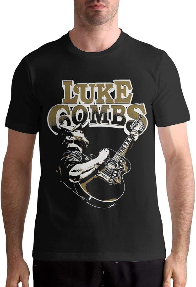 Amazon.com: Luke Combs Shirt Men's Classic Short Sleeve Tees Shirts Tops: Clothing