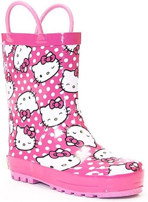 kitty rain boots