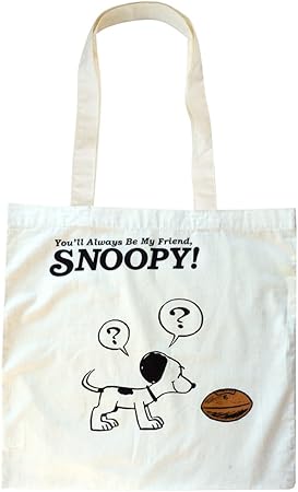 Amazon Co Jp ピーナッツ65周年 スヌーピー エコバッグ ラグビーボール 約h38cm X W38cm Snec354 おもちゃ