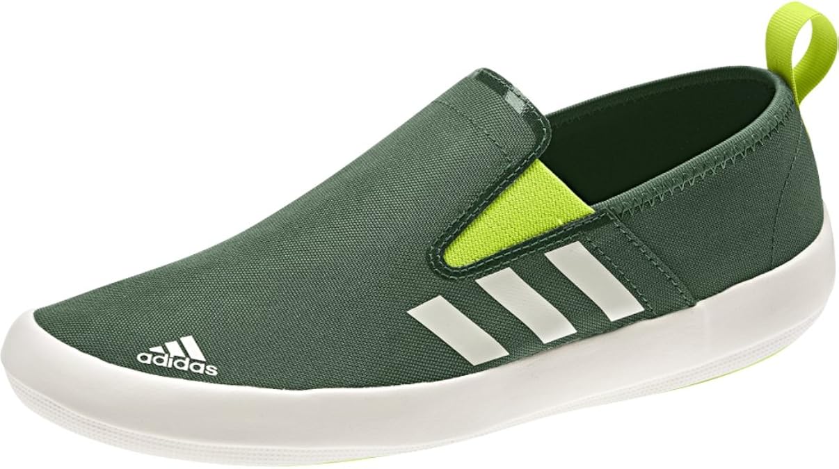 Adidas Boat Slip On DLX Shoe Men's Amazon Green/Chalk/Solar Slime 13