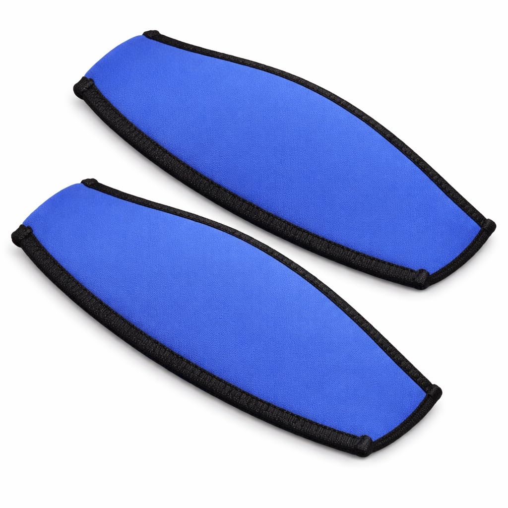 Alomejor Diving Slap Strap Diving Mask Strap Cover Underwater Snorkeling Cover Scuba Long Hair Wrapper Protector(Blue)