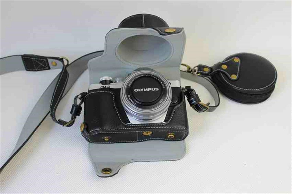 E-M10 Mark II Funda de cámara, Zakao genuino cuerpo completo parte ...