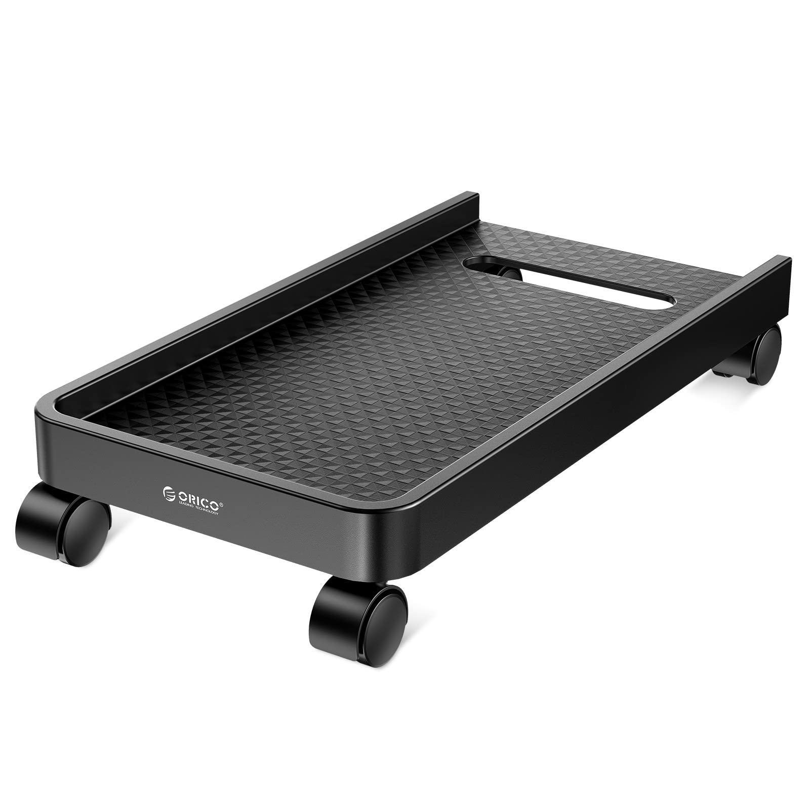 ORICO CPUスタンド キャスター付き台車 PC収納ボックス PCスタンド デスクトップ用PCワゴン PCカート 収納カート 足元収納 側板ある商品画像