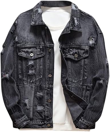 down collar trucker jacket