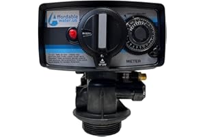AFFORDABLEWATER.US Fleck 5600 Analog Mechanical Metered Water Softener Replacement Valve - On Demand Head with Paddlewheel Meter
