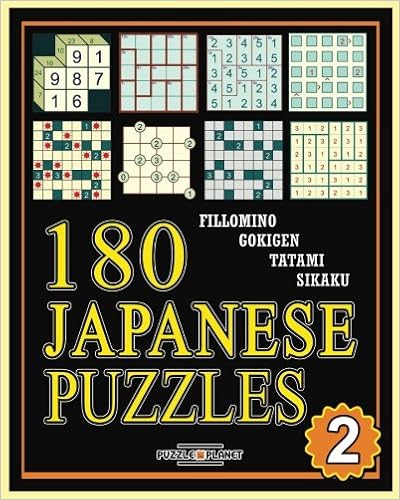 180 Japanese Puzzles 2 Fillomino Gokigen Tatami - 