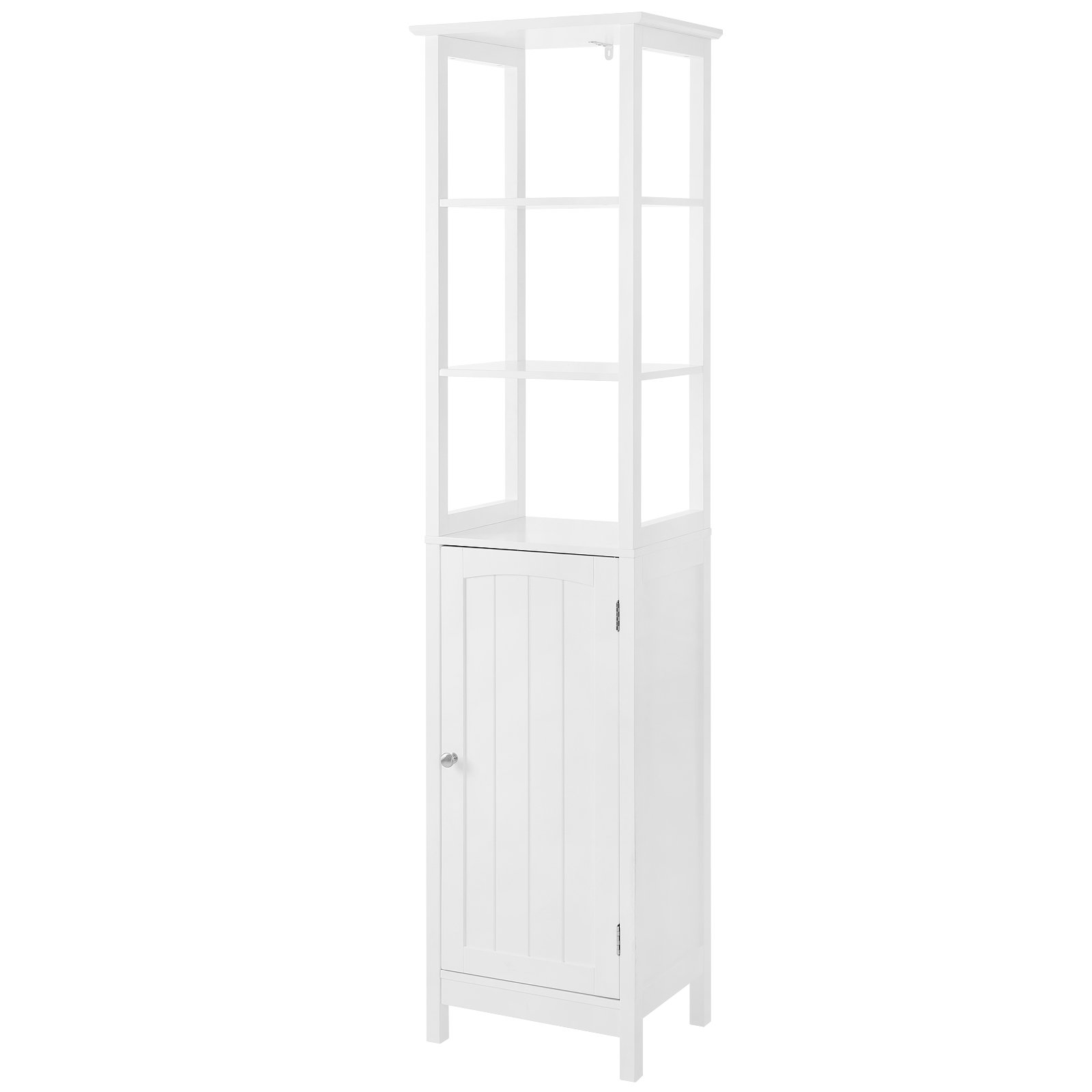 Vasagle Floor Cabinet Multifunctional Bathroom Storage Cabinet With 3 Tier Shelf Free Standing Linen Tower Wooden Catalog Furniture