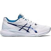 ASICS Women's Gel-Tactic Volleyball Shoes, 11, White/Indigo Blue