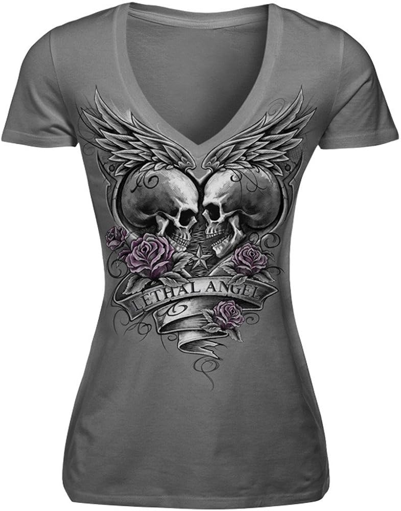 Gothic Kleid Damen Mit Totenkopf-Muster - Langärmliges Halloween Kostüm