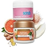 Exfoliating & Hydrating Body Care Set, Himalayan Pink Salt Scrub and Grapefruit & Red Ginger Body Cream, Plant-Based Moisturizing Duo, Helps Exfoliate & Hydrate, Soft Smooth Skin Feel, Vegan