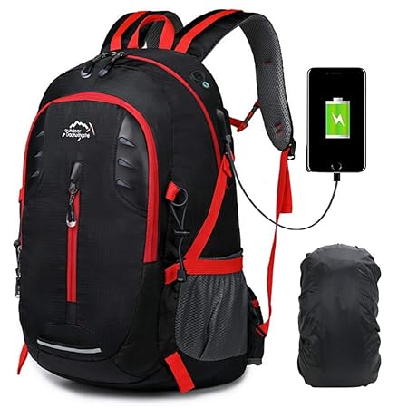 lingvi Wasserdichter Rucksack 30L, Wanderrucksack Trekkingrucksack Reise Wandern Rucksack Daypack für Erwachsene Männer Fraue