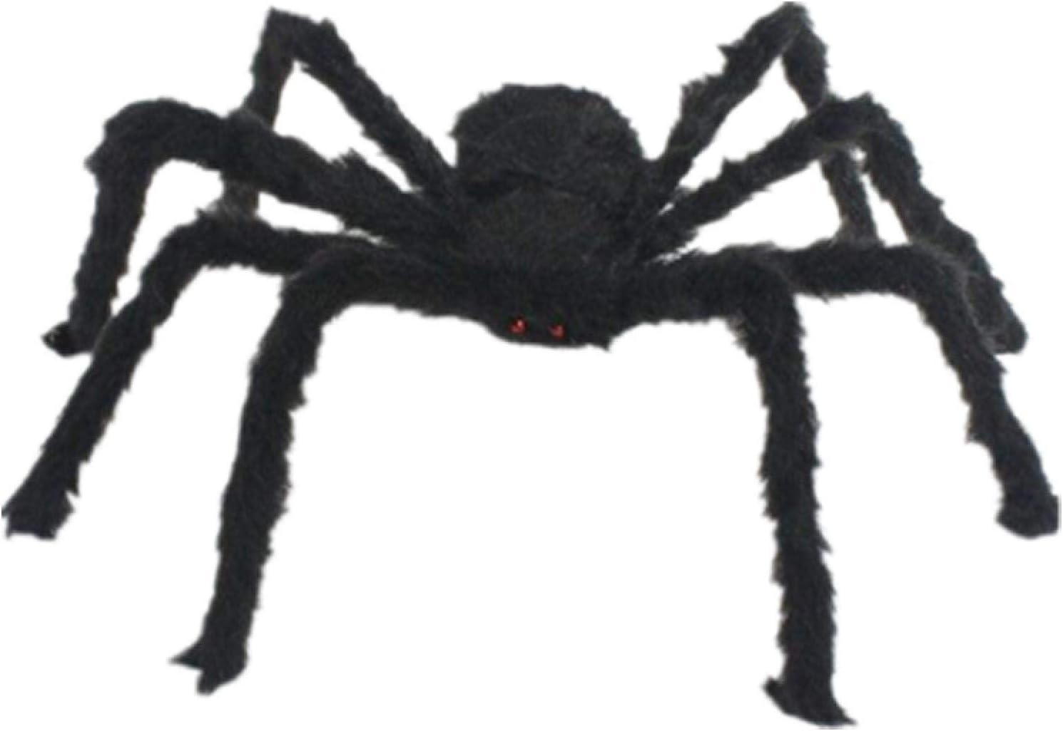 Juguete de Peluche Negro Grande de Halloween araña de Peluche de
