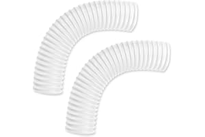 KeeTidy Rotator Vacuum Hose Replacement Parts Compatible with Shark Rotator Vacuum Cleaner NV752, NV341, NV470, NV472, NV500, NV500CO, NV500GD, NV501, NV552, UV560, 1-1/2" Lower Dust Hose (2 Pack)