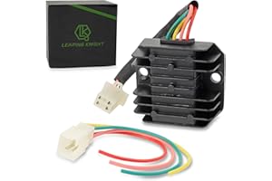 LK LEAPING KNIGHT 4 Wire Pins Voltage Regulator Rectifier For Motorcycle Boat Motor ATV GY6 50 150cc Scooter Moped JCL NST Taotao