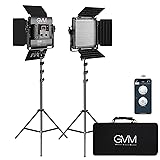 GVM 2 Pack LED Video Lighting Kits with APP