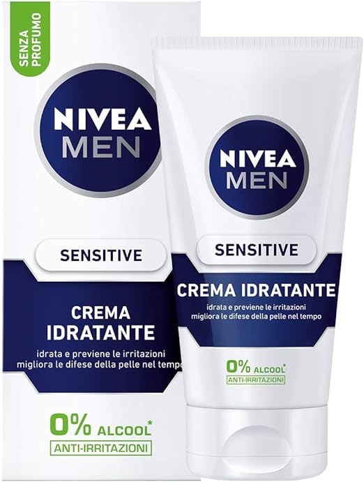 Nivea For Men - Crème hydratante sensitive extra douce - Peaux sensibles - 75 ml: Amazon.fr ...