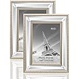 Meetart 4x6 2 Pack Mirror Photo Frames Sets for Wall Pictures Decor or Table Stand