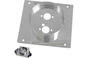 BUULEA 60mm Diesel Heater Mounting Plate Diesel Heater Turret Mount Plate Compatible with Webasto Air Top 2000 2000ST 2000STC Eberspacher Airtronic D2 D4 Floor Base Mount Bracket