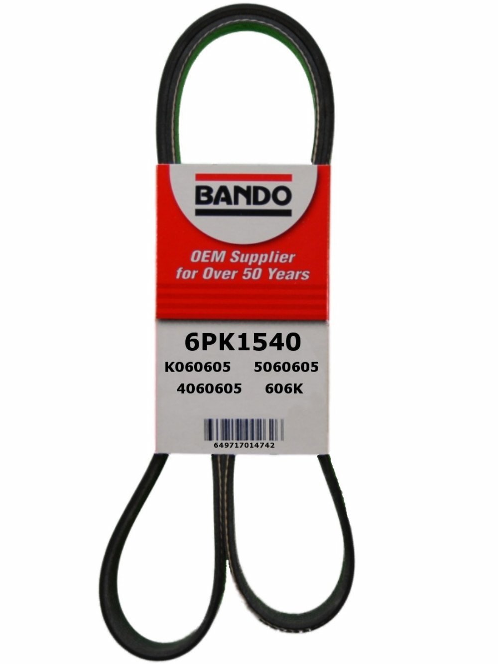 Photo 1 of Bando USA 6PK1540 OEM Quality Serpentine Belt