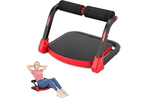 Adjustable 4-Level Ab Bench for Home Gym – Collapsible Core & Stomach Trainer, Seat-Up & Abs Workout Equipment