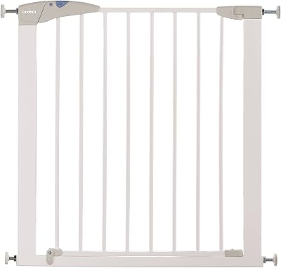 Munchkin Lindam Sure Shut Axis Stair Gate 76-82cm White Pressure Fit