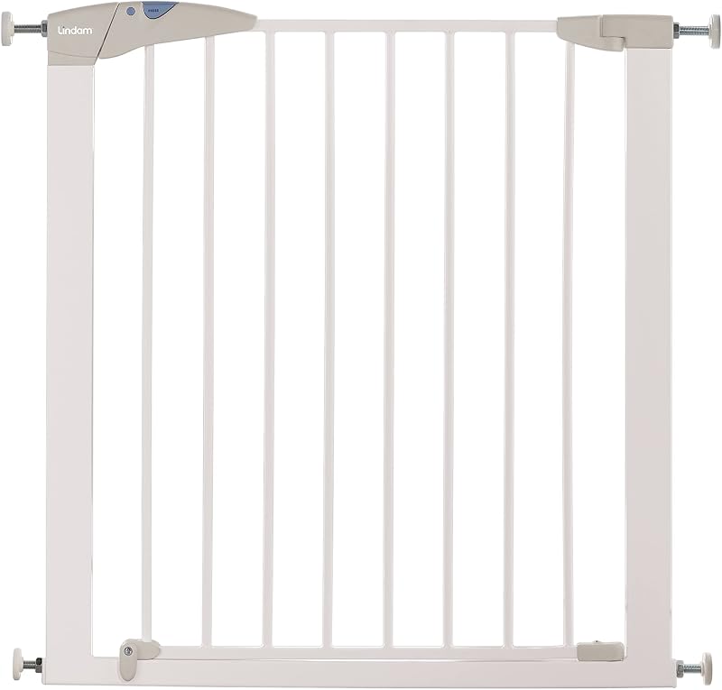 Munchkin Lindam Sure Shut Axis Stair Gate 76-82cm White Pressure Fit
