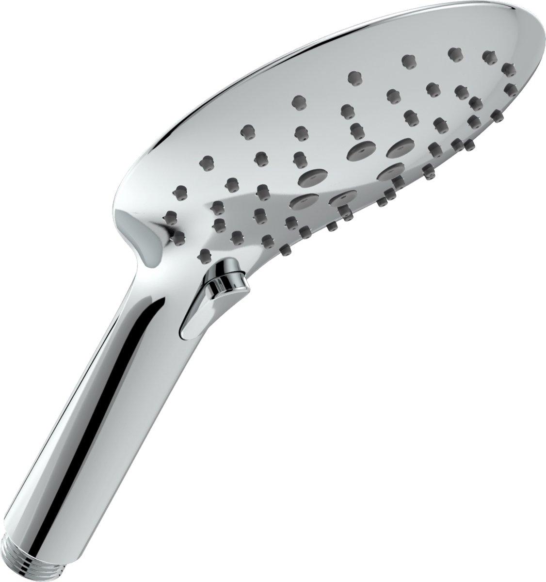 Bristan HAND22 C Large Round 3 Function Push Button Handset, Chrome