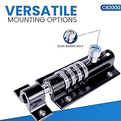 Combi-Bolt CB2000-CHR Sliding Lock Combination