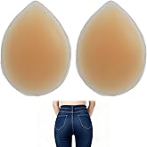 1 Pair Silicone Hip Pads Adhesive for Women, Reusable Hip Dip Pads Shapewear Butt Pad for Women, Sticky Buttocks Enhancer, Suitable for Enhance Hip Shape, Under Shapewear for a Smoother Look