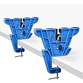 JOYTUTUS Ski and Snowboard Vises for Tuning, Edges and Waxing, Non-Slip Snowboard Clamp with Rubber Pads, Vice Grips for Ski/Snowboard Tuning Equipment，3 Pieces/2 Pieces Set