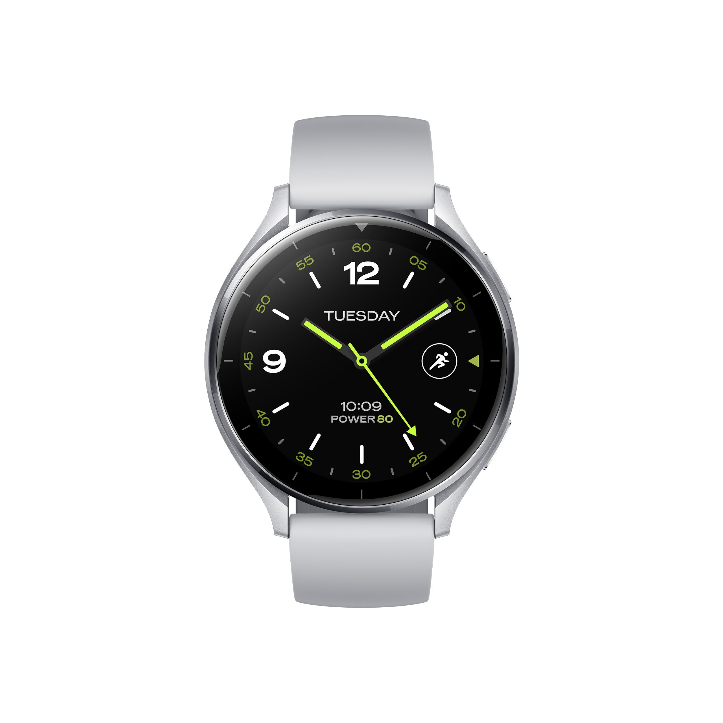 XIAOMI Watch 2 Wear OS 160+ Sports 12 Channel Monitoting Xiaomi Watch 2 5-system L1+L5 GNSS (Silver)