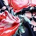 AMZ PLUS Plus Size Women Bracelet Sleeve Striped Floral Print Casual Mini Shift T-Shirt Dress