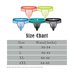 ZAIGGUT Mens Thongs Sexy Underwear See Through G