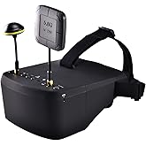 EV800D FPV Goggles with DVR - 5.8G 40CH 5 Inch Screen Build in Antenna Battery for Analog FPV Camera and Transmitter FPV Dron