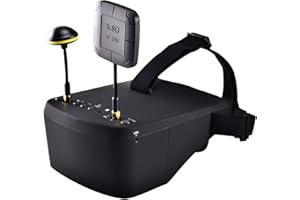 SPEEDY BEE EV800D FPV Goggles with DVR - 5.8G 40CH 5 Inch Screen Build in Antenna Battery for Analog FPV Camera and Transmitter FPV Drone RC Car Airplane Hobby by Speedybee