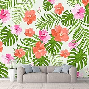 Wall Mural Beautiful Pattern Colorful Texture Removable Self-Adhesive Large Wallpaper - 66x96 inches