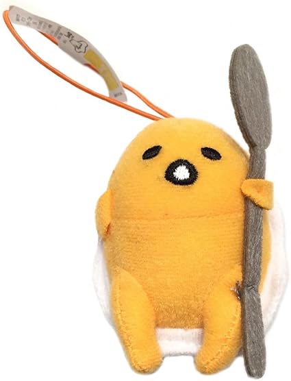 Amazon Com Sanrio Gudetama Lazy Egg Strap Plush Mascot Gudetama