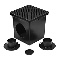 NDS 1200BKITRTL1PK Square Catch Basin Drain Kit