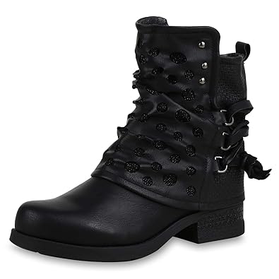 SCARPE VITA Damen Stiefeletten Biker Boots