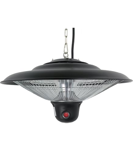 AZ Patio Heaters Infrared Parasol Heater with Remote Control : Patio, Lawn & Garden