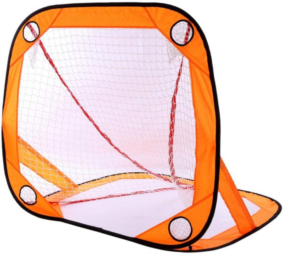 Jlong Sports Street Hockey Goal Folding Goal Hockey Training Goal Net All Purpose Goal Set Portable Pop-up Sports Game Target Net with Storage Bag : Sports & Outdoors