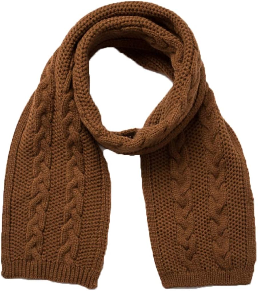 2 Stück Plüsch Kinderschals - Warme Winter Schals Mit Kreuzdesign Für Jungen & Mädchen