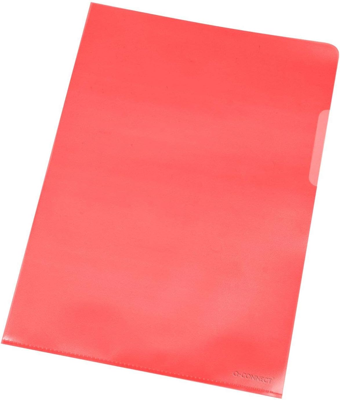 Q-Connect KF00306 A4 Display Wallets (Pack of 100) Grained Red