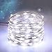 Icicle Solar Fairy Lights, 2 Pack 33ft 100LED Light Sensor Control Flexible Copper Wire Waterproof Decorative Light for Garden, Lawn, Pergola, Backyard, Bush, Gazebo, Porch Decorations (White)