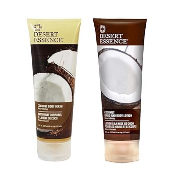 Amazon Com Desert Essence Coconut Body Wash And Hand And Body